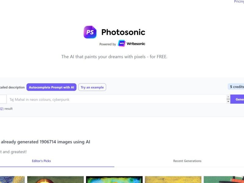 Photosonic AI