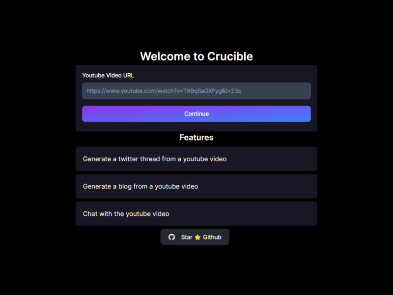 Crucible