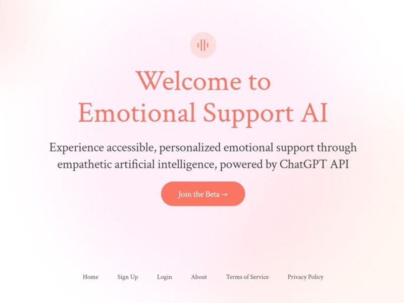 Emotional Support AI