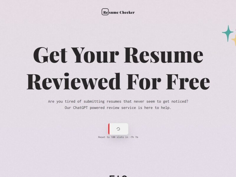 AI Resume Checker