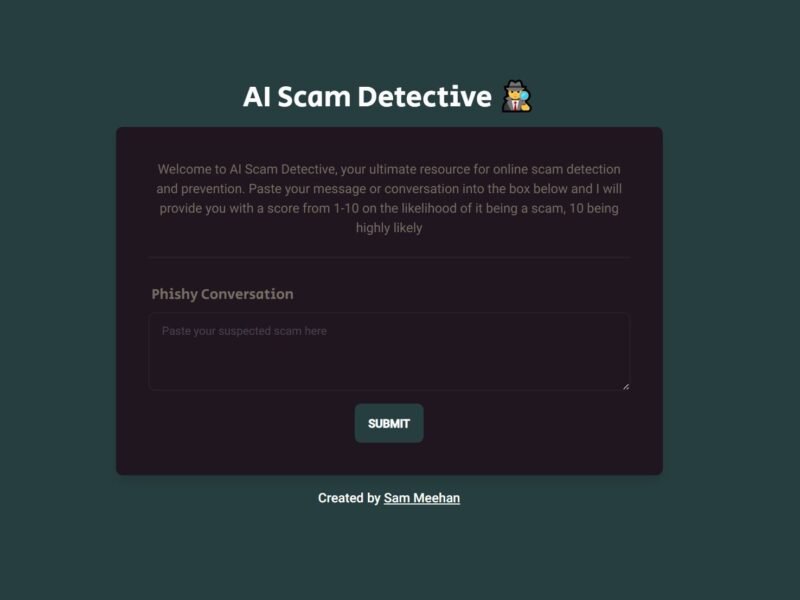 AI Scam Detective