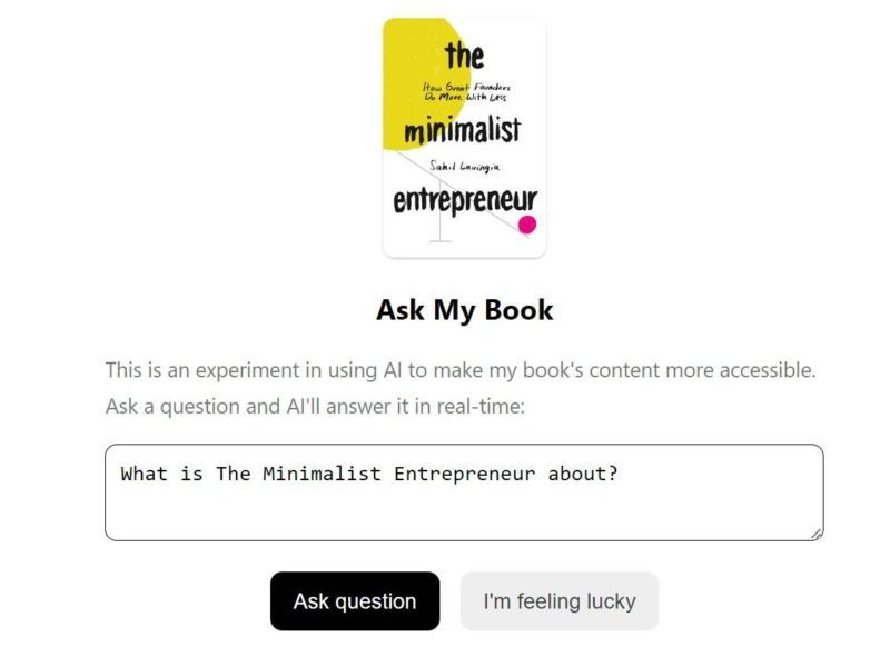 Ask My Book