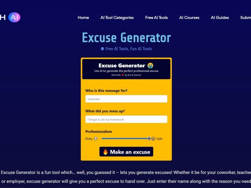 Excuse Generator