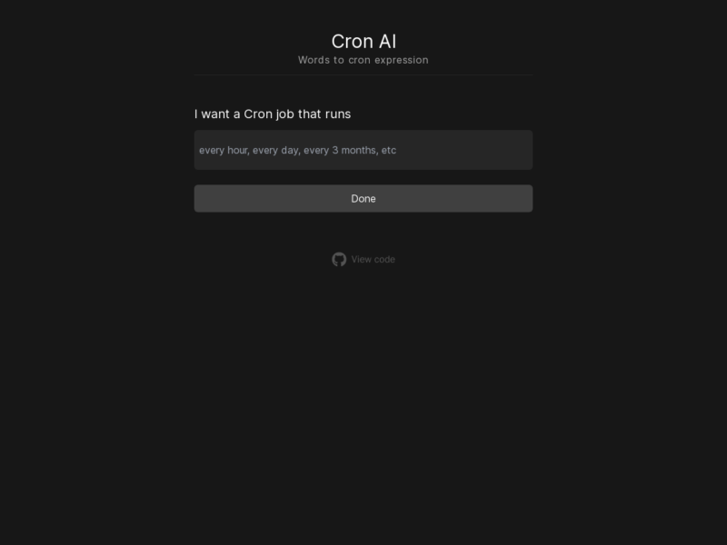 Cron AI