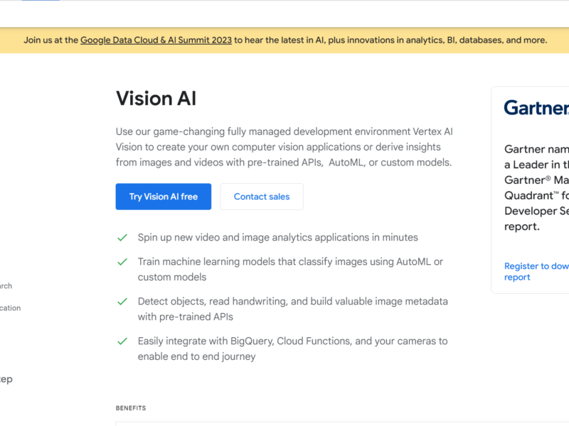 Google Cloud Vision AI