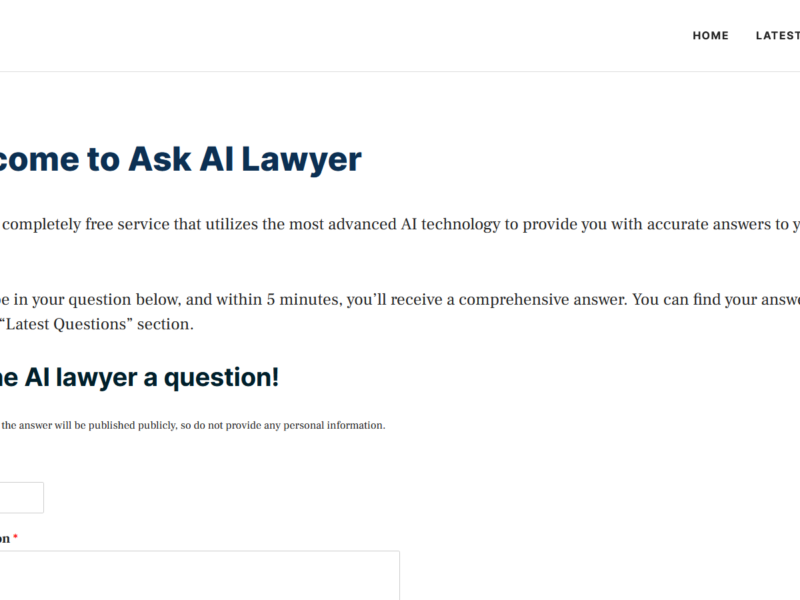 Ask AI Lawyer