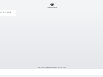 Free AI Therapist