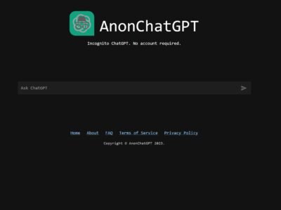 AnonChatGPT